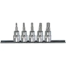 KS Tools 3/8" CHROMEplus Bit-Stecknuss-Satz XZN 5-tlg.