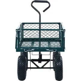 vidaXL Bollerwagen Gartenwagen grün