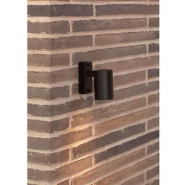 Nordlux Außenwandleuchte Glas Metall 12,0 cm IP54 dimmbar schwarz