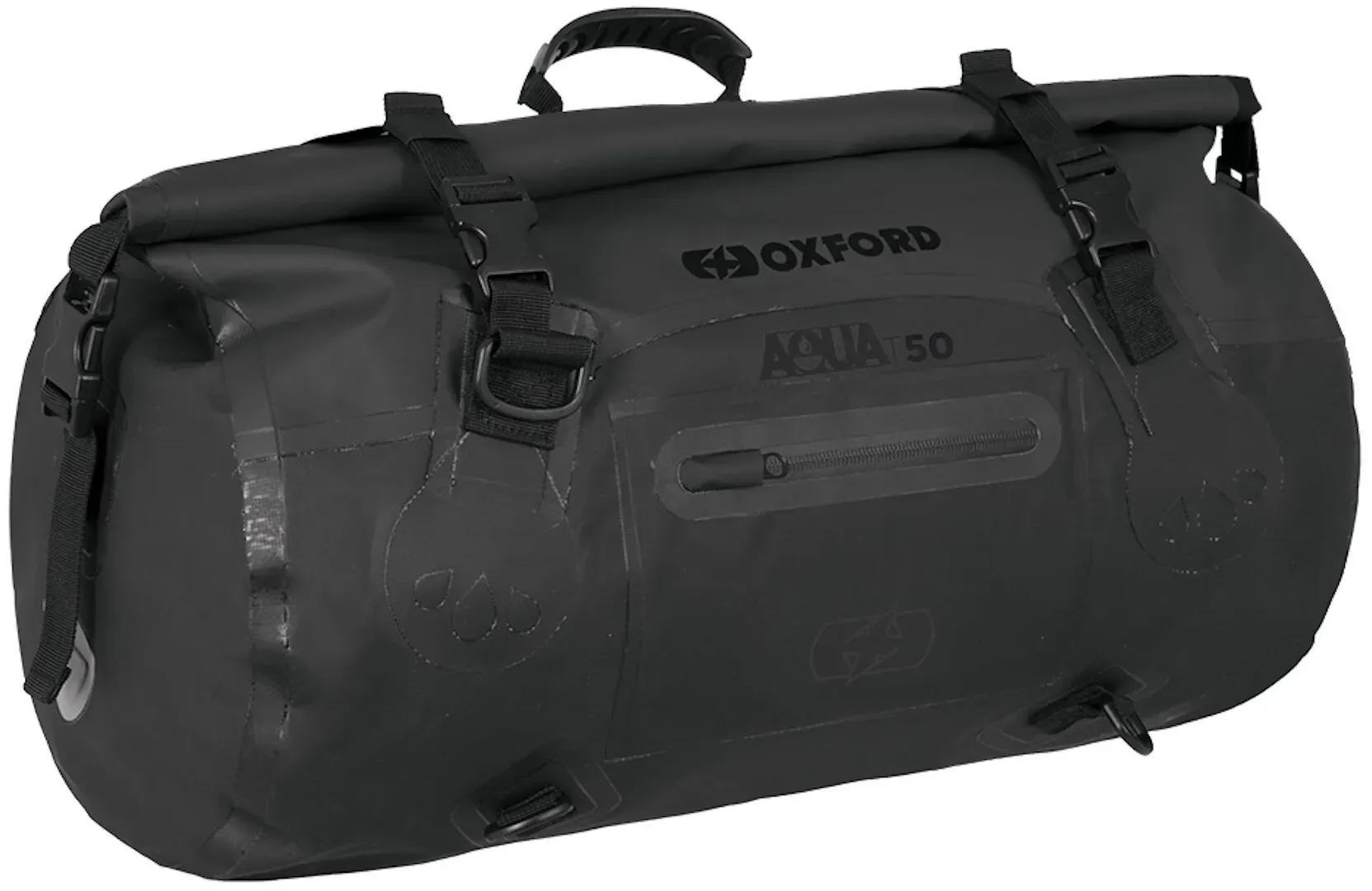 Oxford AQUA T-50 Roltas, zwart, 41-50l Voorman