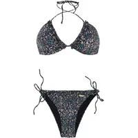 Protest Bandeau-Bikini Damen Schwarz/Blau 36