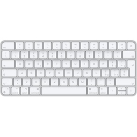 Apple Magic Tastatur USB + Bluetooth QWERTY Ukrainisch Aluminium, Weiß