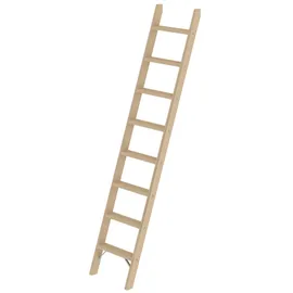 Proregal Stufen-Anlegeleiter Holz 8 Stufen