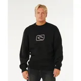 Rip Curl Inner Visions Knit Crew Schwarz L