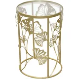 Hofmann Living And More Beistelltisch goldfarben (goldfarben, transparent) Beistelltische