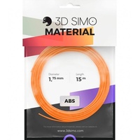 3D Simo 3DSimo ABS-Filterfarben (G3D3009) (ABS, 1.75 mm, 120 g, Schwarz, Weiss, Orange), 3D Filament, Orange, Schwarz, Weiss