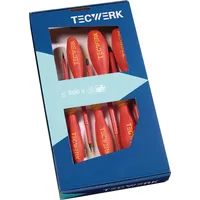 tecwerk Schraubendrehersatz 7-tlg. Schlitz/PH VDE