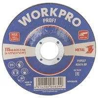 WorkPro WP406428 Schleifscheibe Durchmesser 115 mm 5 St.