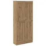 vidaXL Highboard Artisan-Eiche 82,5x30,5x185 cm Holzwerkstoff