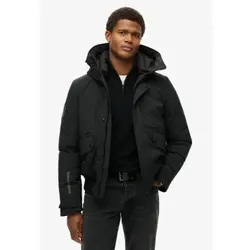 Superdry für Herren. M5011908A City Steppbomberjacke Schwarz (M), Lässig, Recyceltes Polyester, Nachhaltig