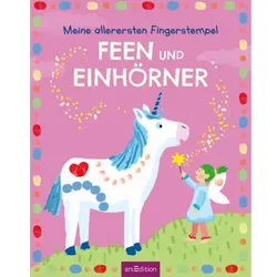 arsEdition Meine allerersten Fingerstempel Feen und Einhörner