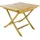 VCM Gartentisch 110 x 80 x 75 cm Braun