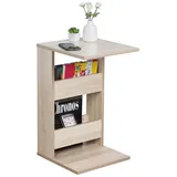 Ricoo Beistelltisch Beige Eiche 35 x 60 x 40 cm