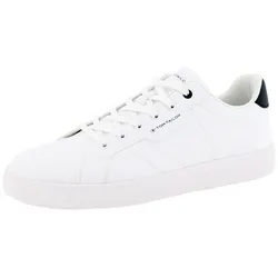 TOM TAILOR Sneaker, Kontrastbesatz an der Ferse, Freizeitschuh, Halbschuh, Schnürschuh TOM TAILOR weiß 41