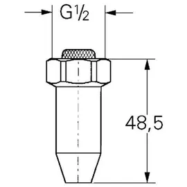 Grohe Entleerungsventil 1/2", chrom