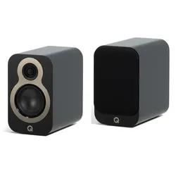 Q Acoustics 3010c schwarz 1 Paar Kompakt-Lautsprecher