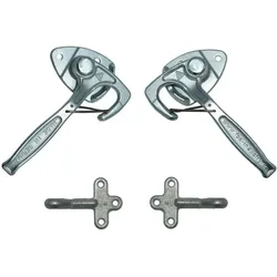 Winkelhebel-/ Bordwandverschluss Set links & rechts Gr. 1 mit Einfallösen