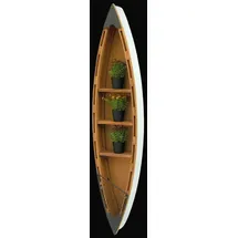 DanDiBo Ambiente Wandregal Boot 120 x 0 x 0 cm Braun