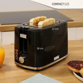 Briebe Elegance Toaster Schwarz