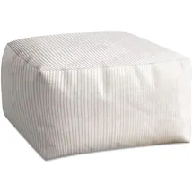 DreamRoots Sitzsack, Weiß, Textil, 70x40x70 cm, Oeko-Tex® Standard 100, Wohnzimmer, Hocker, Sitzsäcke, XXL Sitzsäcke