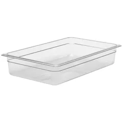 Cambro Polycarbonat GN 1/1 Behälter 100mm. Ermöglicht das Lagern, Transportieren und