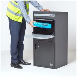 Homescapes Smart Parcel Box grau