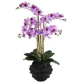 Kunstblume Künstliche Orchidee - Lien, 67 cm, aplanta lila