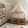 Waldin Babybett OWAL Kinderbett 7in1 mit Matratze, mitwachsendes Kinder-Bett