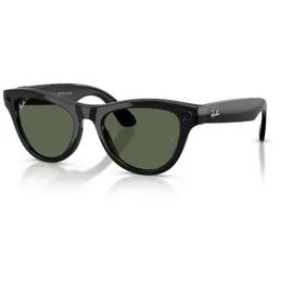 Ray-Ban Meta Skyler schwarz glänzend Klar-Amethyst Transitions photochrom