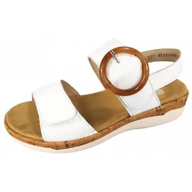remonte Riemchensandalen Damen Weiß 37