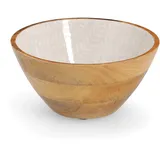 Zeller Schale Mangoholz Beige Ø25 cm