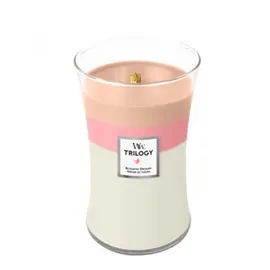 Woodwick Trilogy Blooming Orchard Duftkerze 609 g grau
