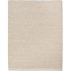 Allgäuer Teppichmanufaktur Webteppich Alpina Look 170 x 240 cm Schurwolle Beige Creme