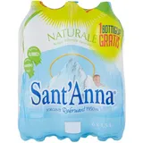 Sant'Anna Natürliches Wasser Quelle Vinadio, 6 x 1,5 l