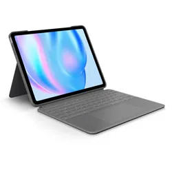 Logitech Combo Touch Tastaturhülle für iPad Air 13 (M2 und M3) Oxford Grey, DE-Layout