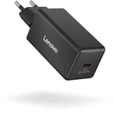 Lenovo 65W Mini USB-C GaN Ladegerät/ Netzteil Schwarz, 1x USB-C