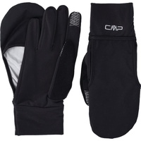 CMP - Damenhandschuhe mit faltbarem, laminiertem Fäustling, Schwarz, S/M