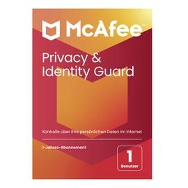 McAfee Privacy & Identity Guard Jahreslizenz, 1 Lizenz Windows, Mac, Android, iOS Antivirus