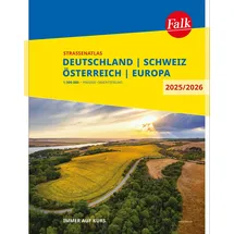 Mairdumont Falk Straßenatlas 2025/2026 Deutschland, Schweiz, Österreich 1:300.000