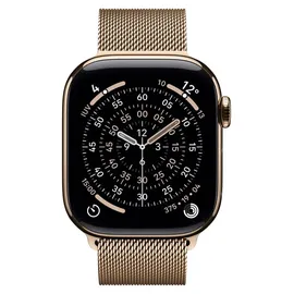 Apple Watch Series 11 GPS + Cellular 46mm Gold Titanium Milanese Loop gold S/M