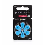 Power One EVOLUTION -675 BLAU- Power One Hörgerätebatterien -P675/PR44- (6er Blister)