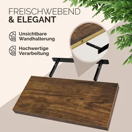 CASARIA Wandregal 110 x 0 x 0 cm Dunkle Eiche