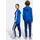 adidas Trainingsanzug ADIDAS SPORTSWEAR "SEASONAL ESSENTIALS TIBERIO 3-STREIFEN KIDS", Jungen, Gr. 176, blau (royal blau, weiß, glow blau), Obermaterial: 70% Baumwolle, 30% Polyester, Sportanzüge Trainingsanzug