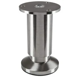 SOTech Möbelfuß Alpha Edelstahloptik Höhe 100 mm