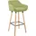 CLP Barhocker gepolstert mit Lehne 150 kg belastbar Beige