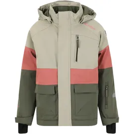 ZigZag Skijacke "Taylora", Jungen, Gr. 92, schwarz, 90% Polyester, 10% Elasthan, mehrfarbig, normal, ohne Ausschnitt, Jacken Skijacke, mit wind- und wasserdichter TPU-Membran