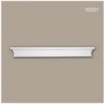 Profhome Pediment Türumrandung 128,0 cm x 14,6 cm x 5,7 cm