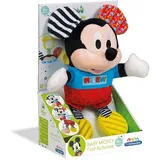 CLEMENTONI Baby Mickey mit Beißring, Mehrfarbig, One Size
