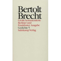 Suhrkamp Werke, Große kommentierte Berliner und Frankfurter Ausgabe. Bd.