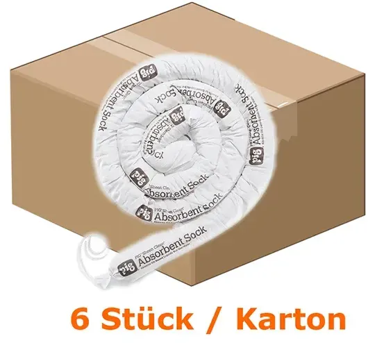 Absorptionsstrumpf PIG® Sheen Clean®-Oil-Only 6 Stück Abmessung 8 cm x 300 cm , Absorbiert 56,8 L je Karton